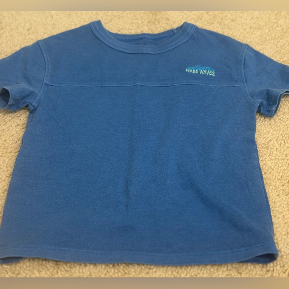 Cat & Jack Blue 'Make Waves' Tee